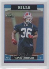 2006 Topps Chrome Refractor Donte Whitner #193 0a1