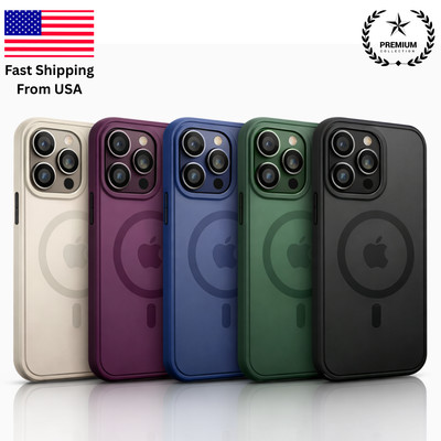 For iPhone 17 16 15 14 13 12 Pro Max Air Frost Case Mag Safe Shockproof Cover