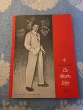 Vintage Program and Photo "The Razor's Edge" 1946 Tyrone Power