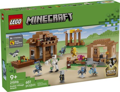LEGO  Minecraft  Evoker Village Attack 21596