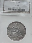 1889 Seated Liberty Half Dollar NGC PROOF 63 PR63 Flashy Fields. FREE SHIPPING
