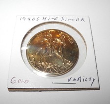 1940 HI-YO SILVER LONE RANGER SILVER'S LUCKY HORSESHOE GOLD TOKEN COIN MEDAL