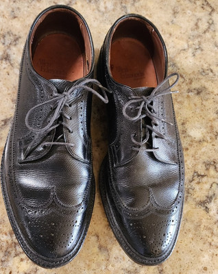 Allen Edmonds MacNeil Wingtip Dress Shoe Model No. 9117 Mens 9.5D Vintage