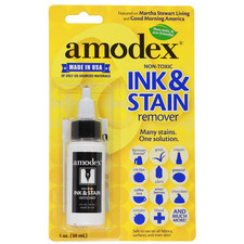 Amodex Ink and Stain Remover Cleans Marker, Ink, Crayon, Pen, Makeup from