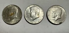 1965 Kennedy Half Dollar Set of 3 – Some Wear – 40% Silver Content