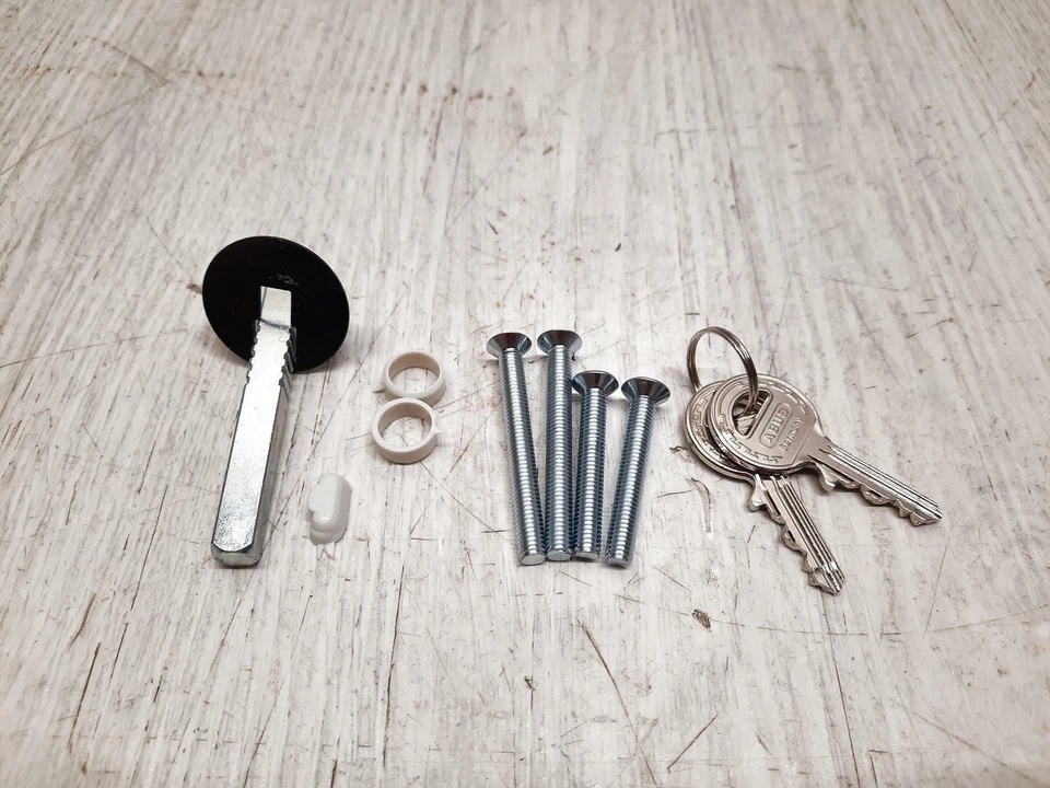 Maniglia per finestra con chiave ABUS FG300, chiudibile a chiave, argento B-WARE - Immagine 3 di 4