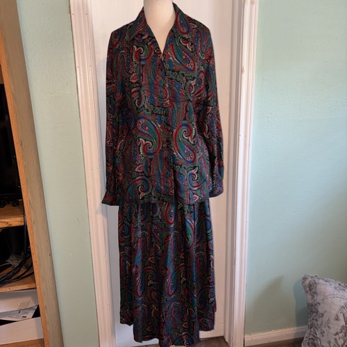 Pendleton Vintage Button Up Shirt & Skirt Set Size 16 - Afbeelding 5 van 11