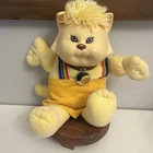 Vintage 1983 Cabbage Patch Kids Koosas Cat with Rainbow Suspenders Kidcore