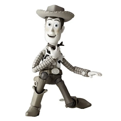 Figura de acción SCI-FI Revoltech 010EX Toy Story Woody color sepia ABS PVC Kaiyodo Foto 2 de 4