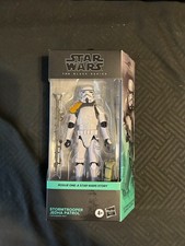 Star Wars Black Series Stormtrooper Jedha Patrol Rogue One  DISPLAY USE