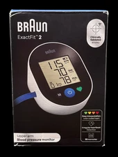 Braun ExactFit 2 Upper Arm Blood Pressure Monitor 📊 Large Display