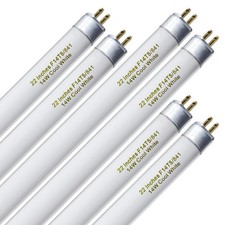 amgolibi T5 14W 4100K Fluorescent Tube, 22In F14T5/841 Straight Fluorescent Bulb