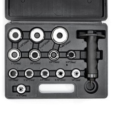NEIKO 02604A Hole Punch Set SAE Metric, 3/16 14 Piece Set, Silver