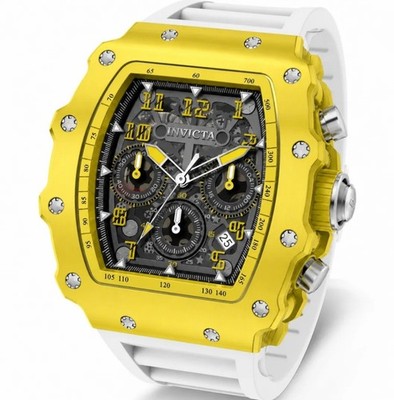 Invicta Racing Miami Special Edition Men's Racing Watch 44mm 69740 White New!