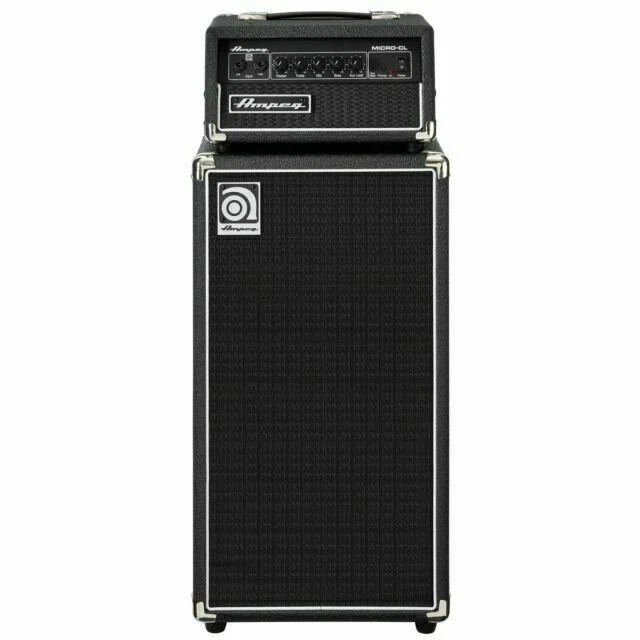 Ampeg Micro-CL 100 Watt 2x10" Mini Bass Stack with Solid-State Head - Image 2 of 2