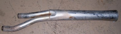 RIGHT MUFFLER EXHAUST PIPE CHROME GS750 SUZUKI GS 750 78 - Picture 1 of 1