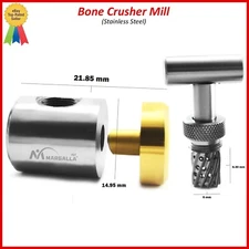 Dental Bone Crusher Mill Implant Bone Grafting Grinder Augmentation Lab Tools CE