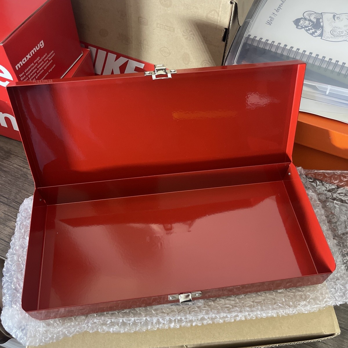 Brand New Large Supreme Metal Storage Box SS17 | eBay