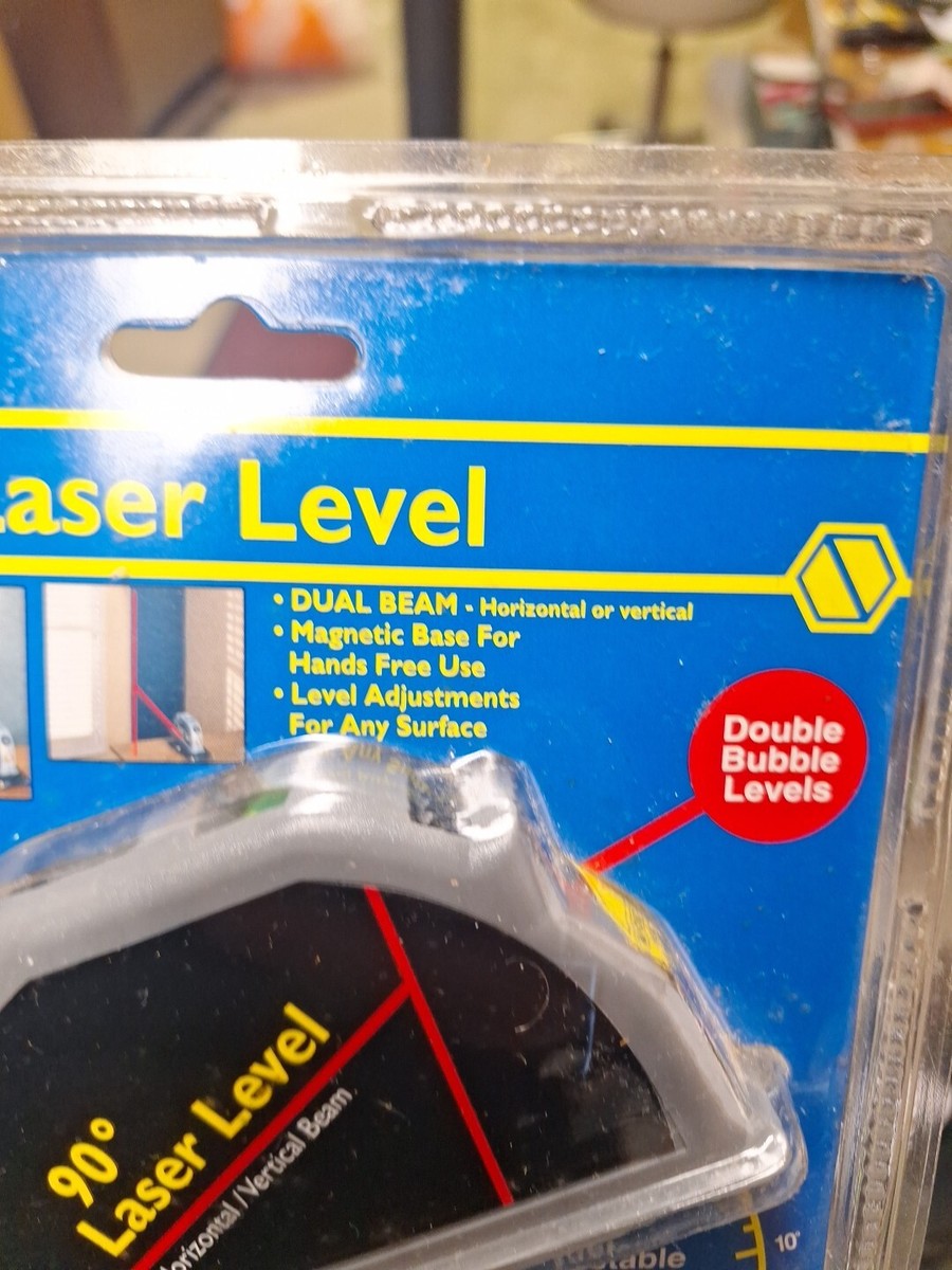90° Laser Leval DUAL BEAM HORIZONTAL or VERTICAL, Double