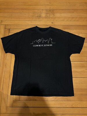 90s Rare Vintage Cowboy Junkies Shirt Size Xl Indie Rock