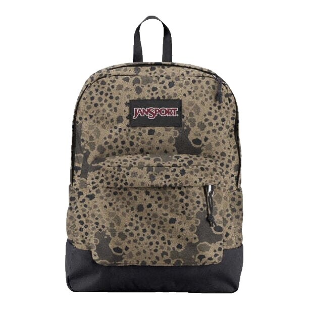 Vintage Jansport Trans Backpack Rare Leopard Print Fuzzy Bag Y2K T4750415 ?rare! jansport leopard furry - Gem main image 4