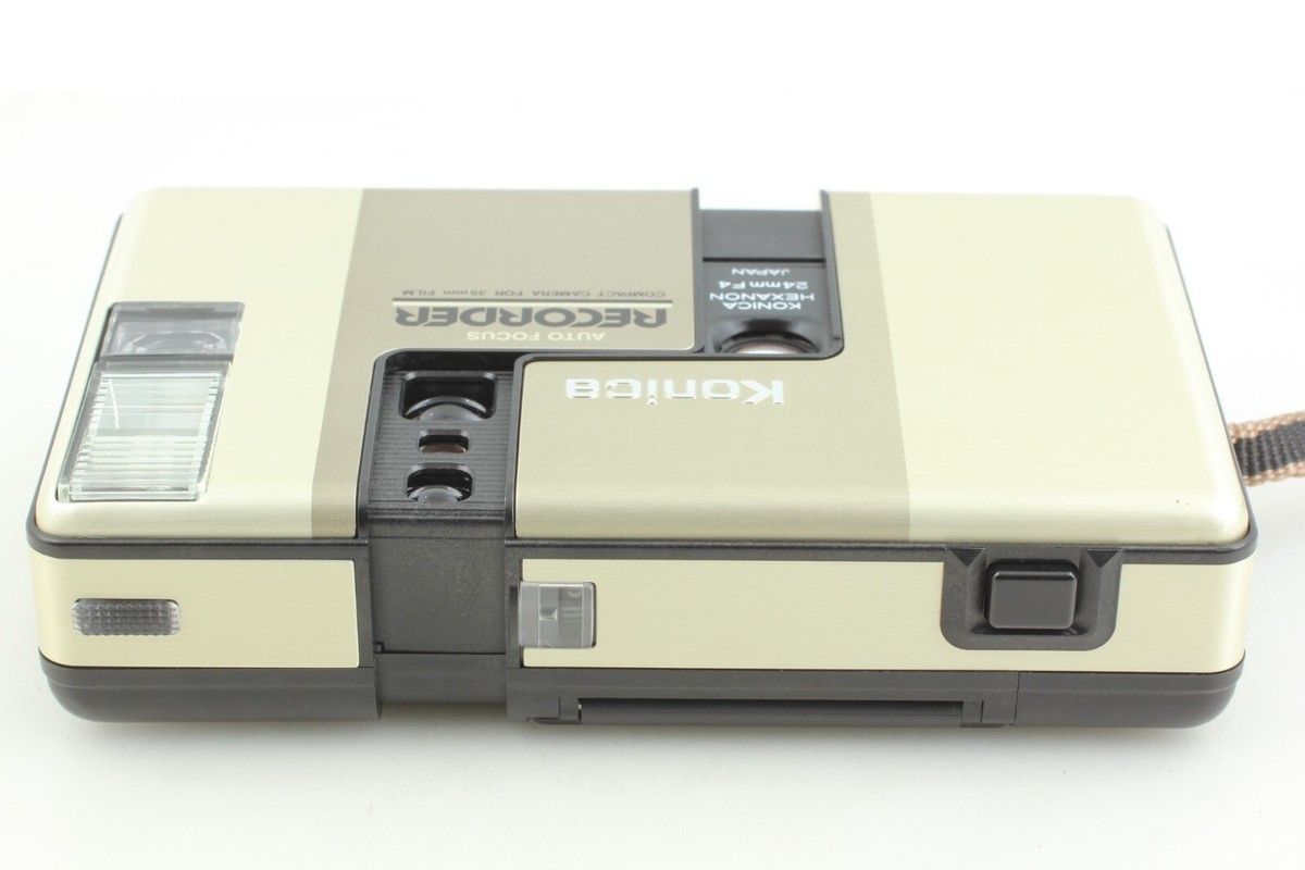 KONICA RECORDER 　　Q757 TOP MINT] Konica RECORDER Gold 35mm Half Frame Film Camera