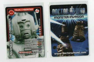 Dr Who Monster Invasion Common Test Karte Nummer 036 TELOS CYBERMEN