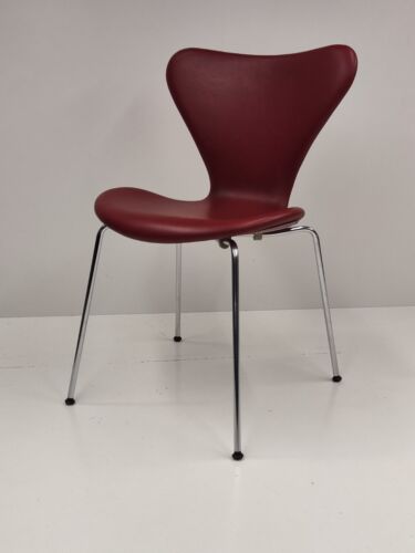 Fritz hansen series 7 chair in black leather - Picture 17 of 21