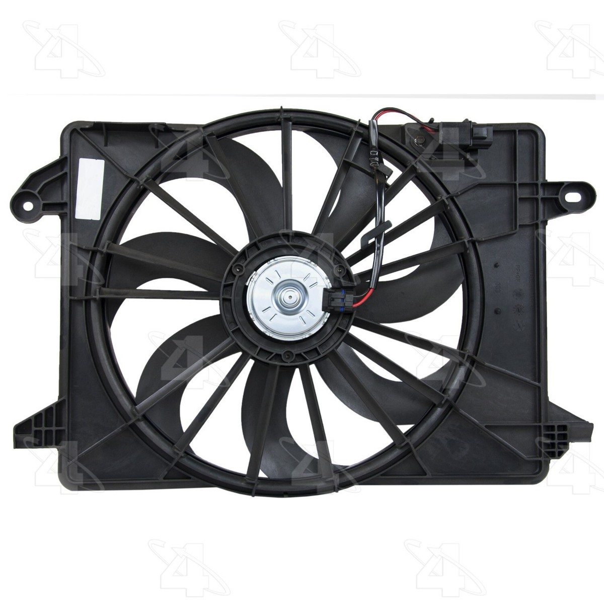 A-Premium Engine Radiator Cooling Fan Assembly Compatible with Select Dodge & Chrysler Models - Charger 2009-2020, Challenger 2009-2019, 300 2009-2019 - Replace# CF13063