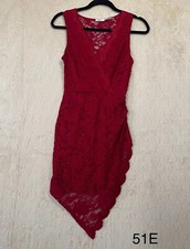 Urban Outfitters Kimchi Blue Red Lace Bodycon Dress Sz Small Made In USA
