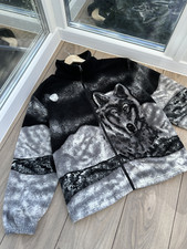 Fleece jacket animal print