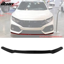 Fits 17-21 Honda Civic Si & Hatchback HFP Style Front Bumper Lip Unpainted PU
