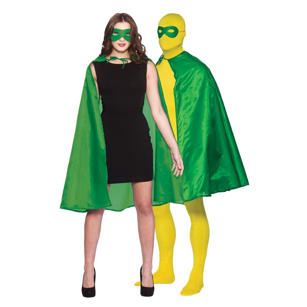 Wicked Costumes Superhelden-Umhang Für Erwachsene – Schwarz, 120 Cm, Unisex, Perfekt Für Halloween & Kostümpartys