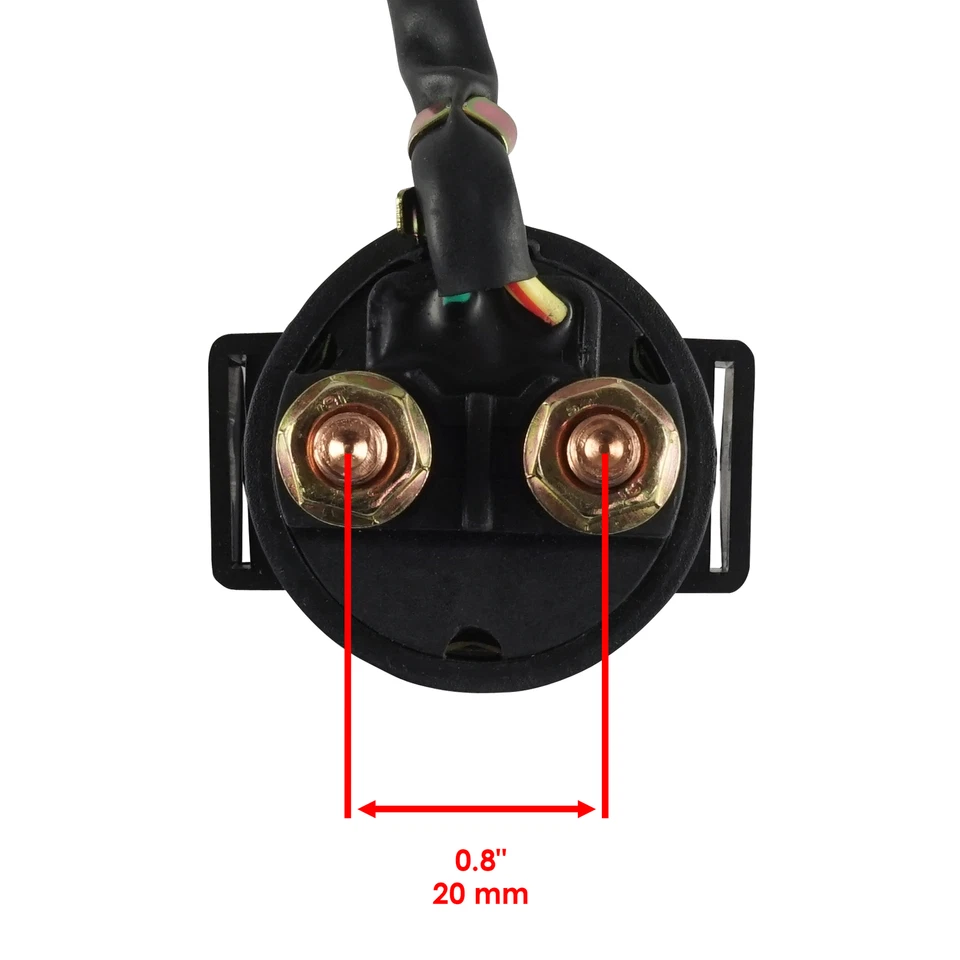 Solenoide relé de arranque para Kawasaki KZ550 KZ550A KZ550C 1980 1981 1982 1983 Foto 3 de 4