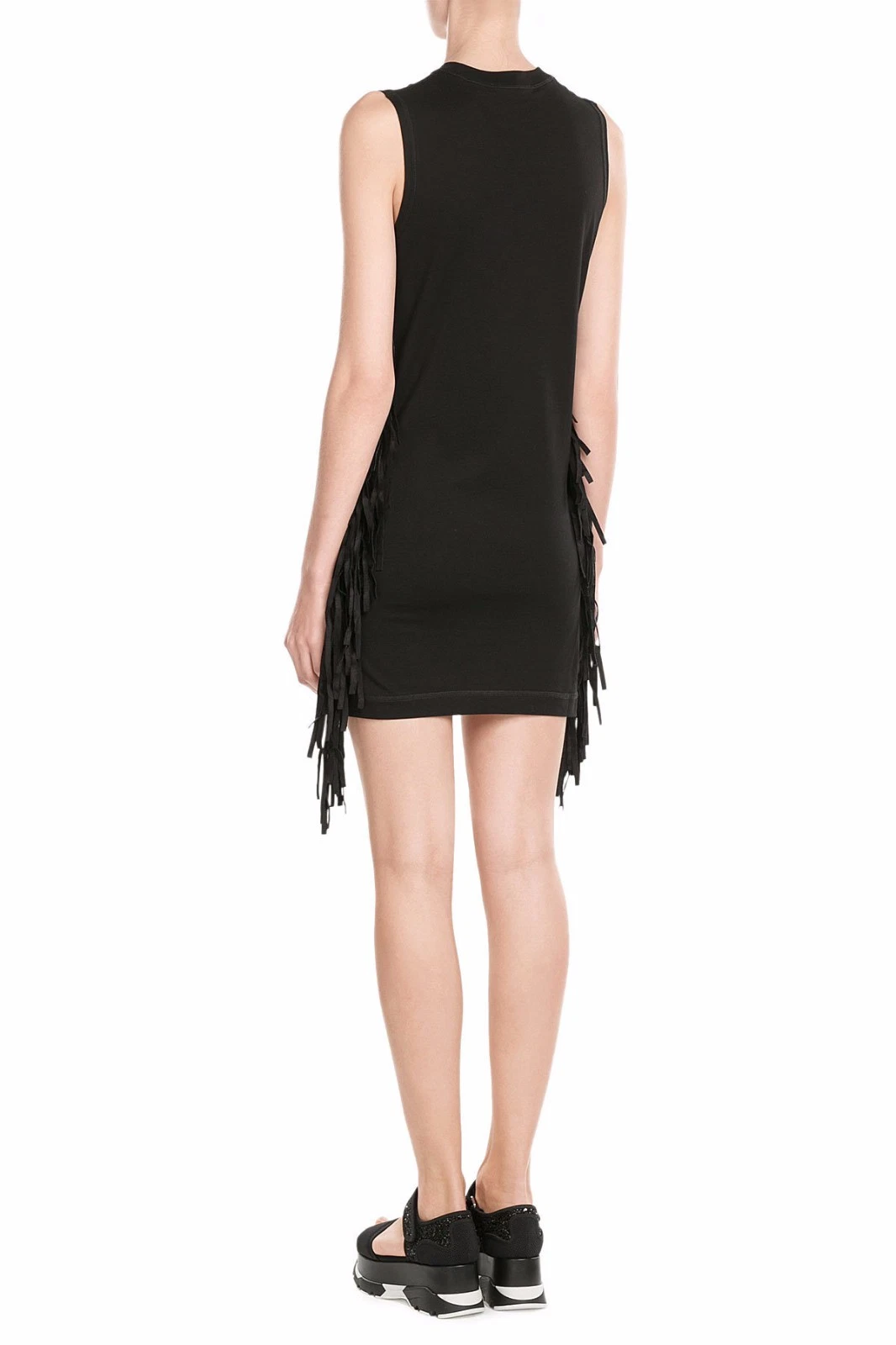 MCQ ALEXANDER MCQUEEN Mini Abito con Frange Taglia XS