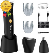 Electric Groin Hair Trim Ball Trimmer for Men Body Shaver Below-The-Waist Groome