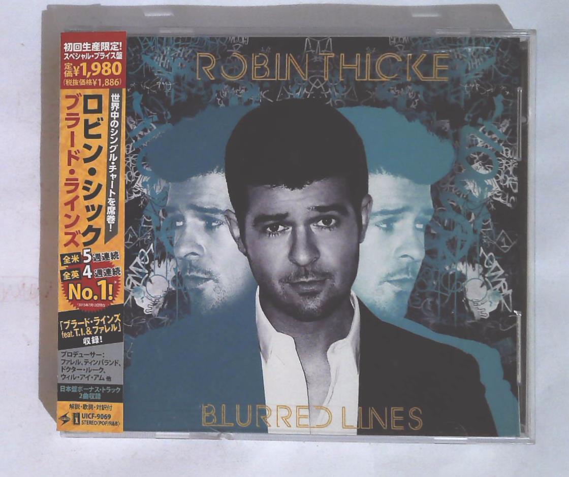 Robin Thicke – Blurred Lines UICF-9069 JAPAN CD OBI