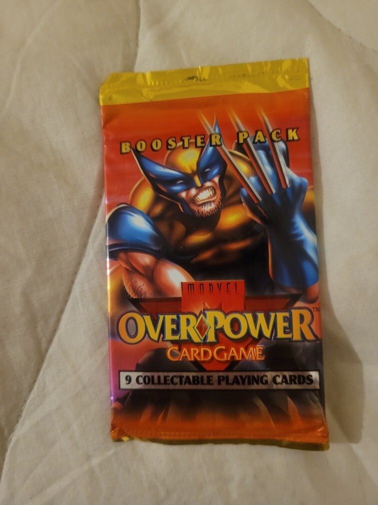 marvel overpower booster box Marvel Overpower Card Game Booster Packs 1995