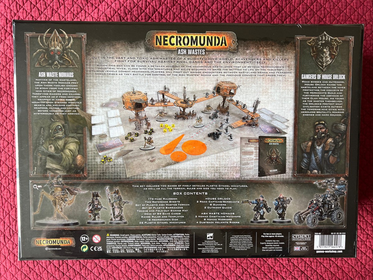 Ash Waste set ウォーハンマー Next Weeks Preorders: Ash Waste Nomads Reinforced for Necromunda