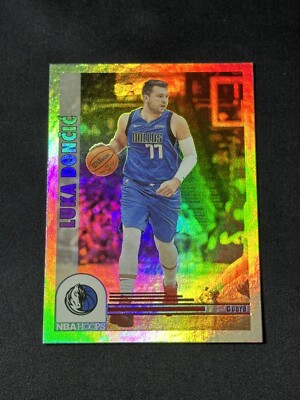 Luka Doncic 2022-23 NBA Hoops Tribute #293 IMPULSE Red Foil /25 *Ultra Rare SSP*