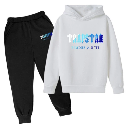 Niños Niños Chándales Dos Piezas Conjunto Suelto Sudadera con Capucha + Pantalones Correr Conjunto con Capucha NUEVO - Imagen 13 de 54