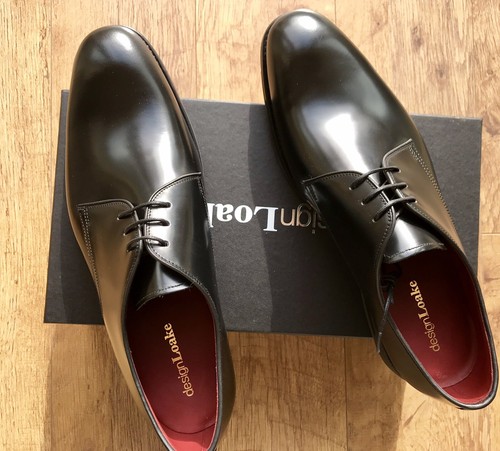 Uk 185 Black 10f £ Rrp Loake Derby Y86SqwYt