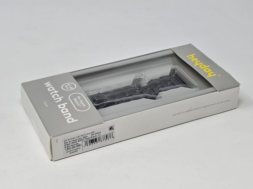 Apple Watch Scalloped Metal Link Band 42/44/45mm - heyday Black - Open Box - Photo 3 sur 3