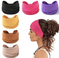 Women's fashion Yoga Headband Ladies/Men Elastic Boho Hair Band wrap 139 Options