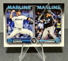 2024 Topps Update Miami Marlins Rookie Combos Ramirez/Pereda #US185