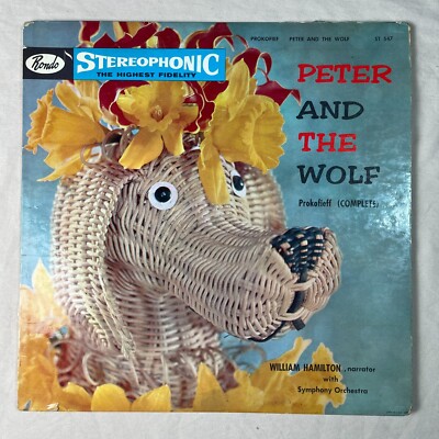WILLIAM HAMILTON Prokofieff: Peter And The Wolf 1959 Vinyl LP Rondo ST 547 - VG