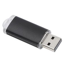 USB Flash Drive Transparent Cover Black Portable Storage For PC