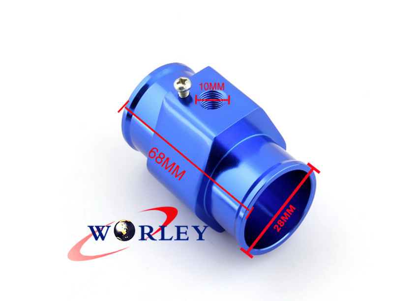 Universal Water Temp Joint Pipe, Keenso Aluminum Temperature Sensor Gauge