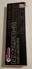 NEW ORZLY PINK HORNET RX250-K Keyboard Built For Gaming Computer PC New