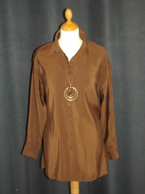 Schicke Bluse Lg.Arm,  hellbraun, Gr. 38, neu von LC Waikiki